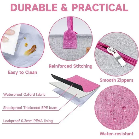 Insulated Reusable Adjustable Crossbody Strap Thermal Tote Lunch Bag - Picture 3 of 6